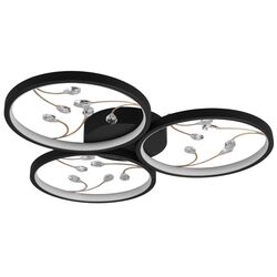 Plafoniera Trio Groovy 642110332 (Black Matte)