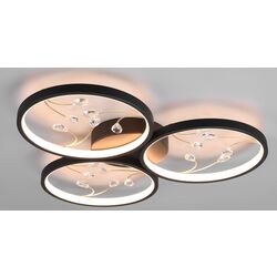 Plafoniera Trio Groovy 642110332 (Black Matte) Thumb