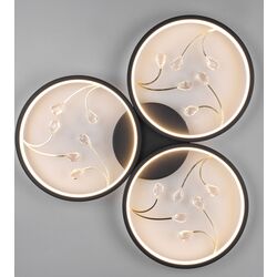 Plafoniera Trio Groovy 642110332 (Black Matte) Thumb