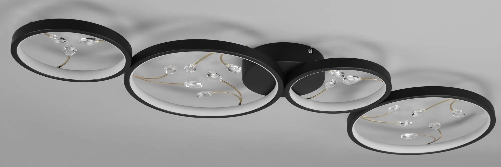 Потолочный светильник Trio Groovy 642110432 (Black Matte)