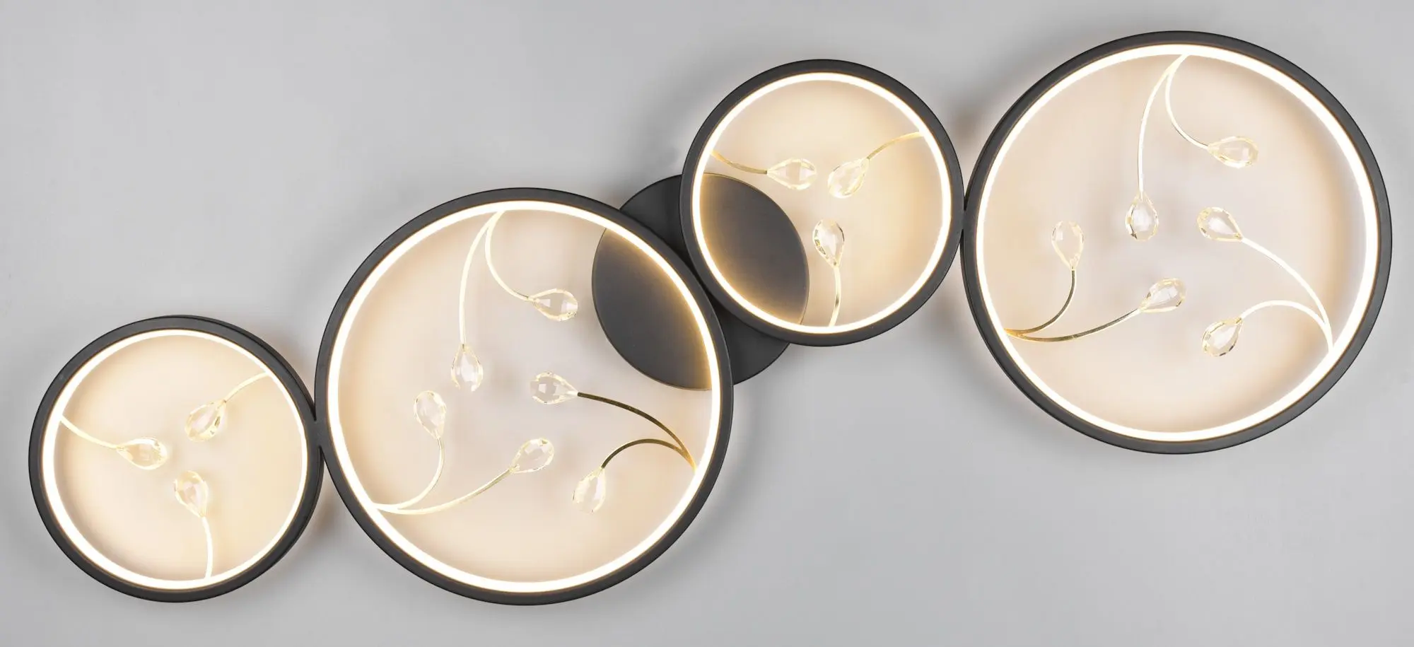 Потолочный светильник Trio Groovy 642110432 (Black Matte)