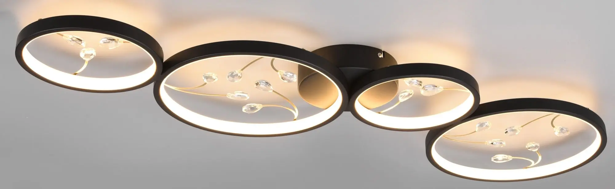 Потолочный светильник Trio Groovy 642110432 (Black Matte)