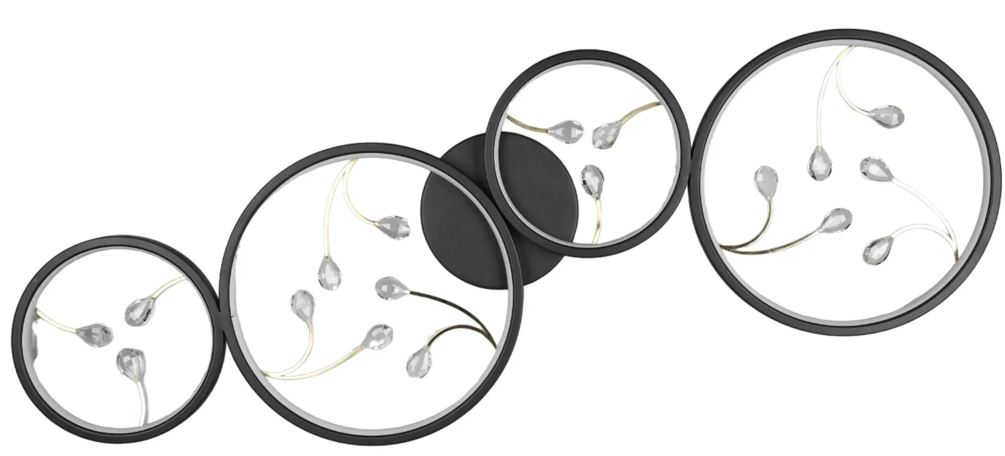 Потолочный светильник Trio Groovy 642110432 (Black Matte)