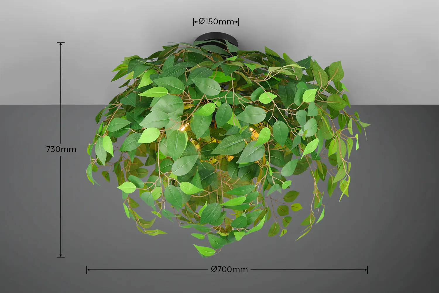 Потолочный светильник Trio Leavy R60463015 (Green)