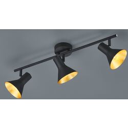 Plafoniera Trio Nina 3xE14 (Black) Thumb