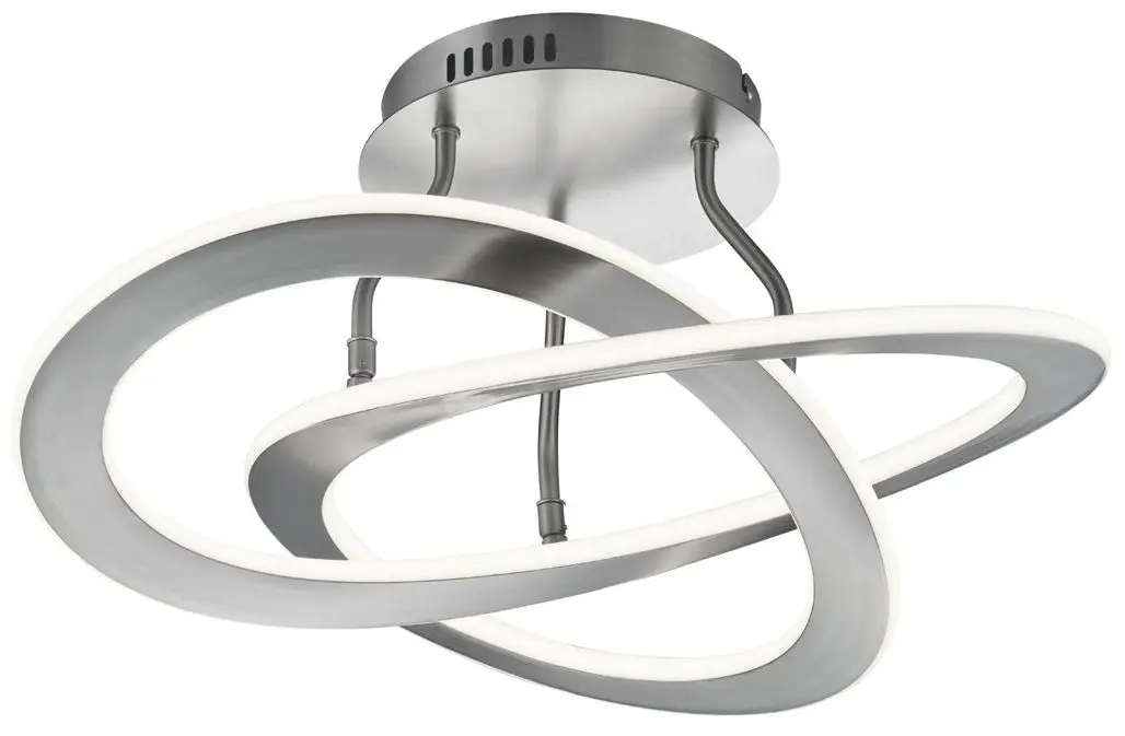 Потолочный светильник Trio Oakland 621710107 (Nickel Mat)