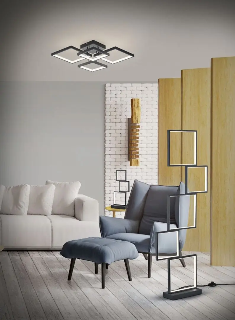 Plafoniera Trio Sorento 627710432 (Black)