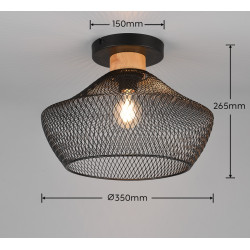 Plafoniera Trio Valeria R61281032 (Black) Thumb