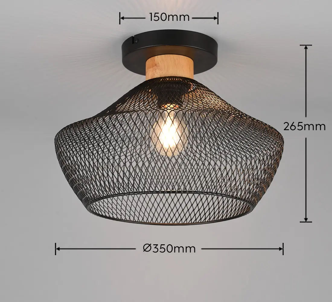 Plafoniera Trio Valeria R61281032 (Black)