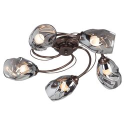 Lustră Vitaluce V4937-7/5PL (Brown)