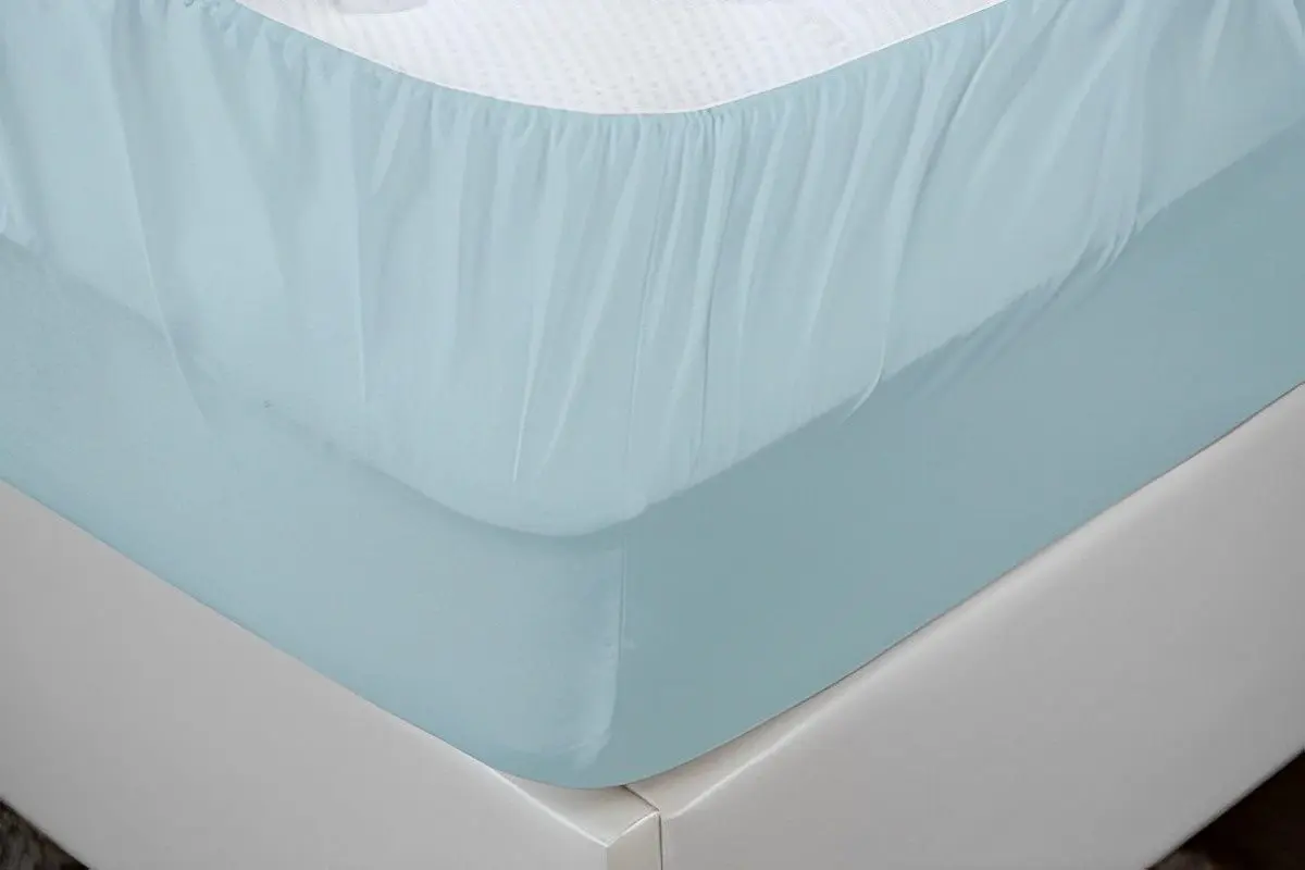 Простынь на резинке Askona Home 90x200 (Lagoon)