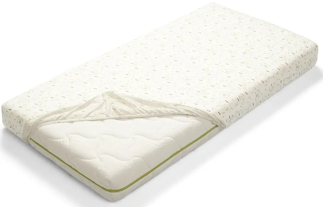 Простынь на резинке BabyOno Forest 120x60 (White) - 4