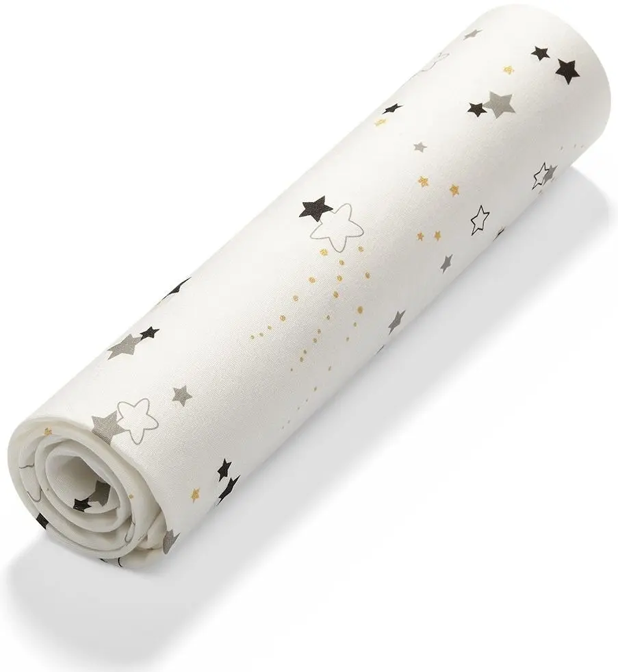 Простынь на резинке BabyOno Stardust 120x60 (White) - 2