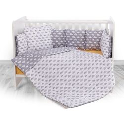 Lenjerie de pat pentru copii Bertoni (Lorelli) Lily Clouds Set (Gray) Thumb