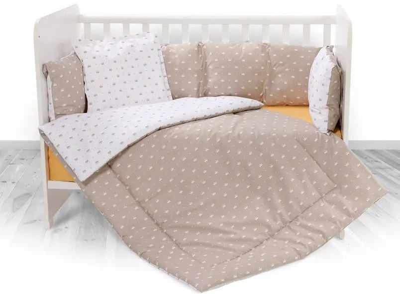 Детское постельное белье Bertoni (Lorelli) Lily Crowns Set (Latte)