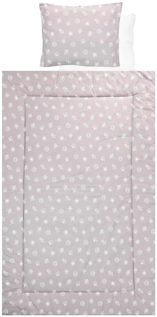 Детское постельное белье Bertoni (Lorelli) Lily Ranforce Abstract Leaves (Grey/Beige) - 2