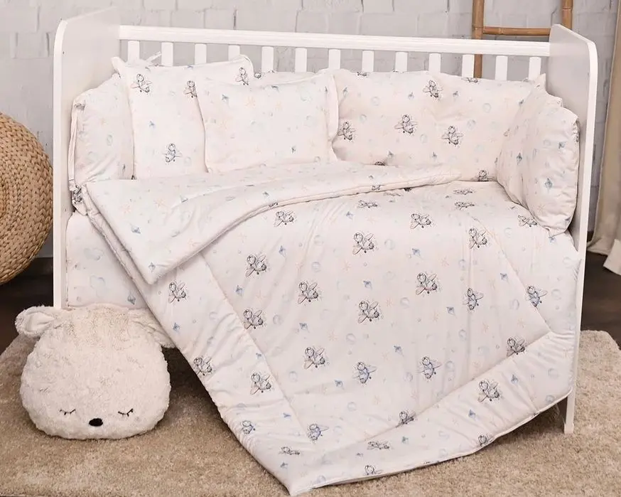 Детское постельное белье Bertoni (Lorelli) Lily Ranforce Aeroplane (Blue)