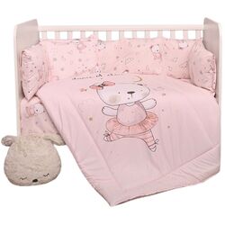 Детское постельное белье Bertoni (Lorelli) Lily Ranforce Ballerina Bear (Pink)