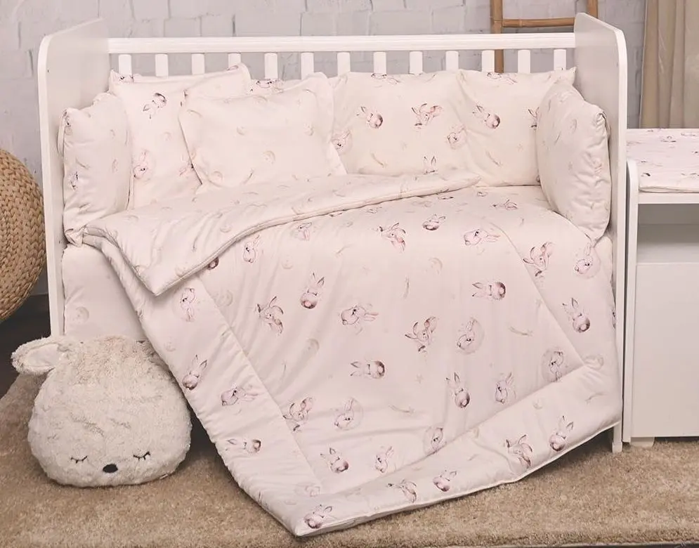 Детское постельное белье Bertoni (Lorelli) Lily Ranforce Bunnies (Beige)