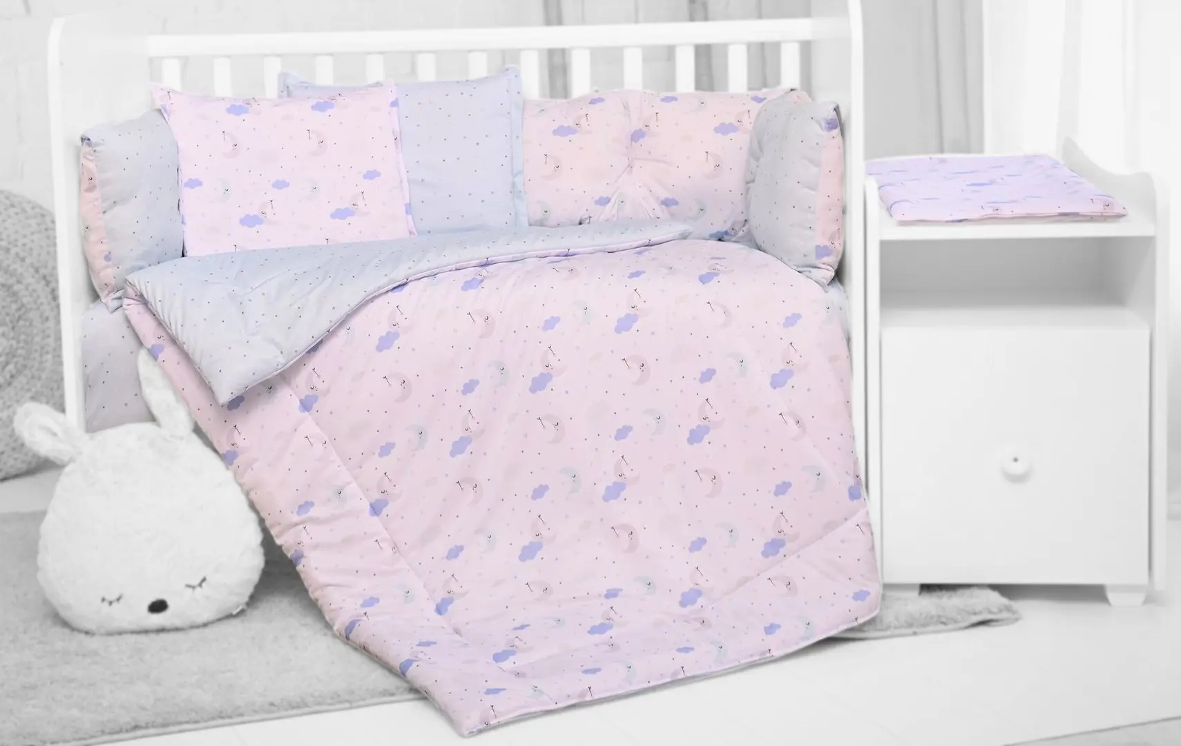 Детское постельное белье Bertoni (Lorelli) Trend (Blue Moon & Stars)