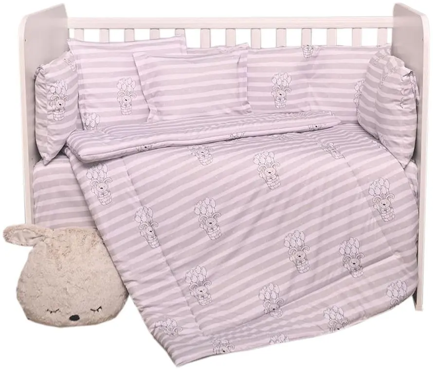 Детское постельное белье Bertoni (Lorelli) Trend Grey Striped (Grey)