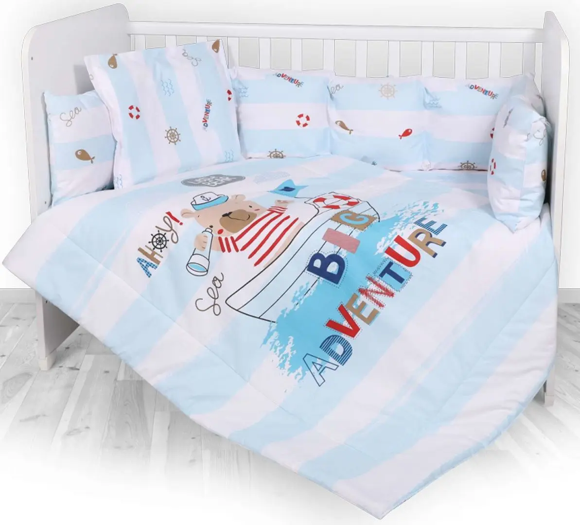 Детское постельное белье Bertoni (Lorelli) Trend Ranforce Adventure (Blue)