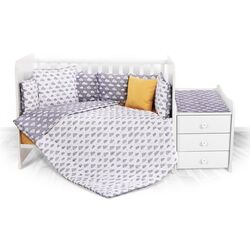 Детское постельное белье Bertoni (Lorelli) Trend Ranforce Clouds (Gray)