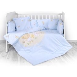 Постельное белье Bertoni (Lorelli) Lily Ranforce PP Set Bear Party Blue (20800143701)
