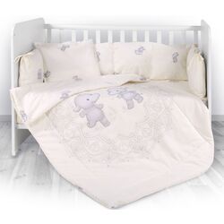 Постельное белье Bertoni (Lorelli) Lily Ranforce PP Set Happy Hippo Beige (20800143601)