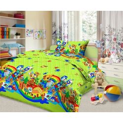 Детское постельное белье Cottony Muza Verde Bumbac