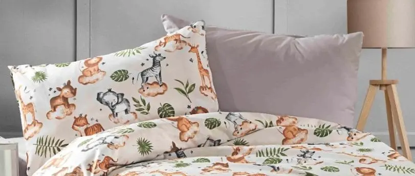 Постельное белье Cottony Animalute 1P (Latte)