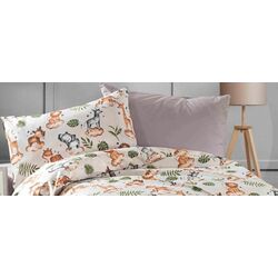 Постельное белье Cottony Animalute Euro (White/Latte) Thumb