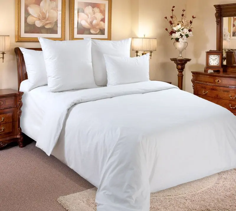 Постельное белье Cottony Bumbac Alb 1P