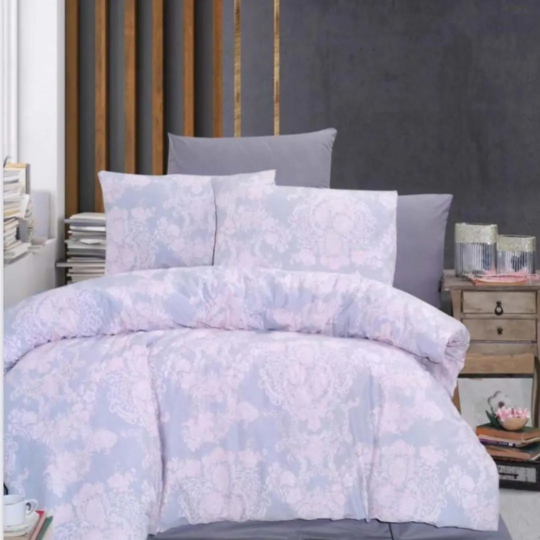 Lenjerie de pat Cottony Ecaterina Euro (Light Gray)