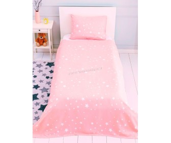 Lenjerie de pat Cottony Galaxia 1P (Pink)