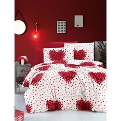 Постельное белье Cottony Inimioare Rosie Poplin 2P