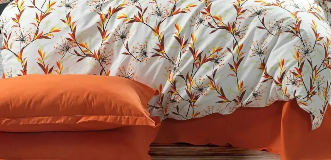 Постельное белье Cottony Nicoleta Euro (Orange/Orange)