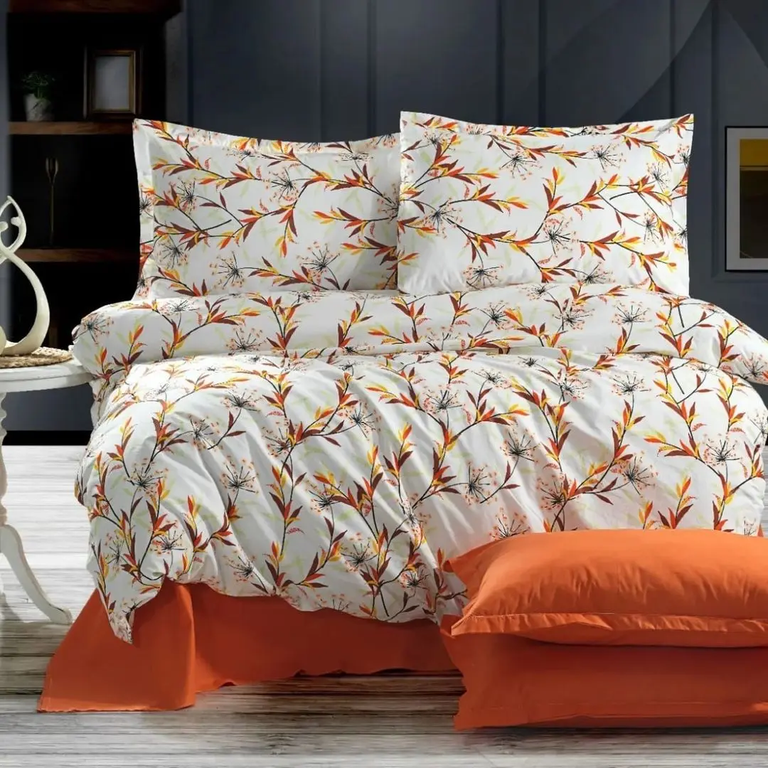 Постельное белье Cottony Nicoleta Euro (Orange/Orange)