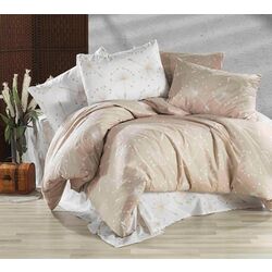 Постельное белье Cottony Papadie cu Inimioare Euro (Beige)