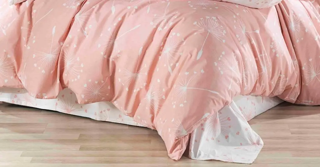 Постельное белье Cottony Papadie cu Inimioare Euro (Pink)