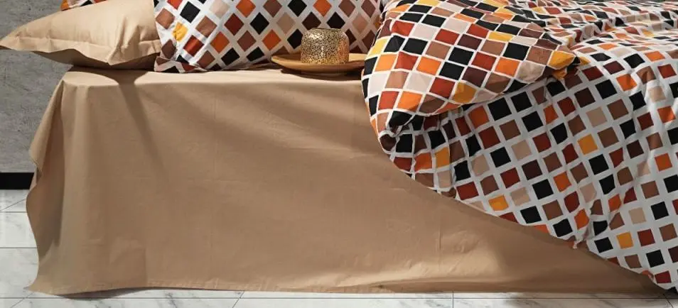 Постельное белье Cottony Romburi Euro (Orange/Orange)