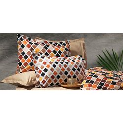 Постельное белье Cottony Romburi Euro (Orange/Orange) Thumb