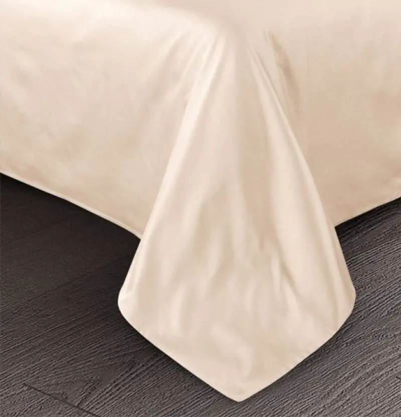 Lenjerie de pat Cottony Satin de Lux Bej Uniton 2P
