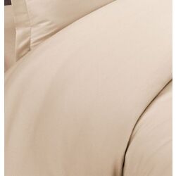 Lenjerie de pat Cottony Satin de Lux Bej Uniton 2P Thumb