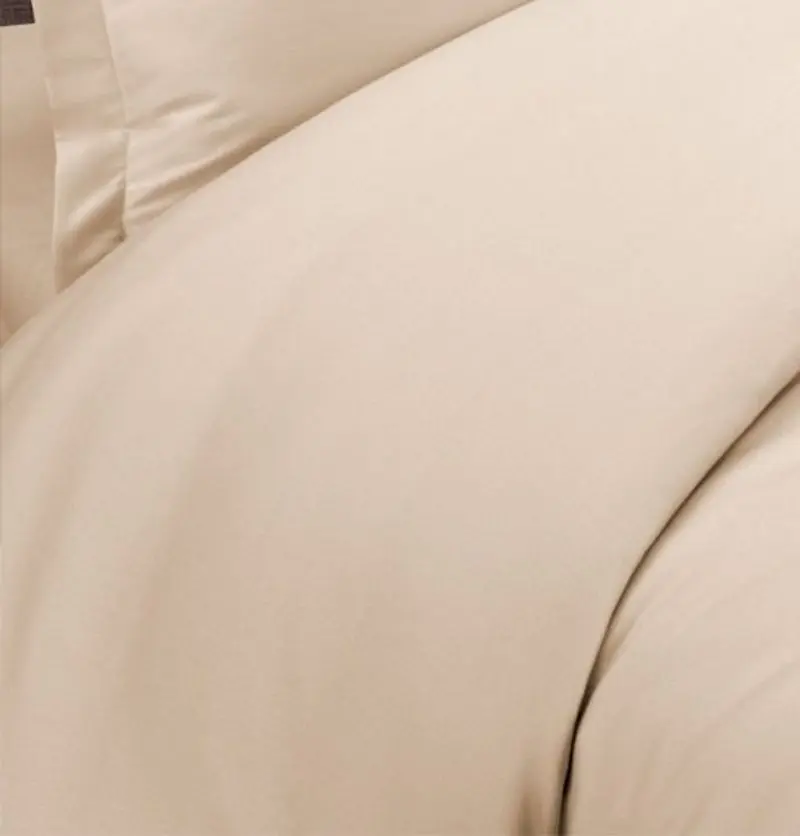 Lenjerie de pat Cottony Satin de Lux Bej Uniton 2P