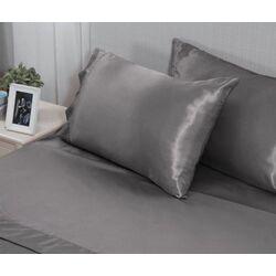 Постельное белье Cottony Satin de Lux Charcoal Uniton Euro Thumb