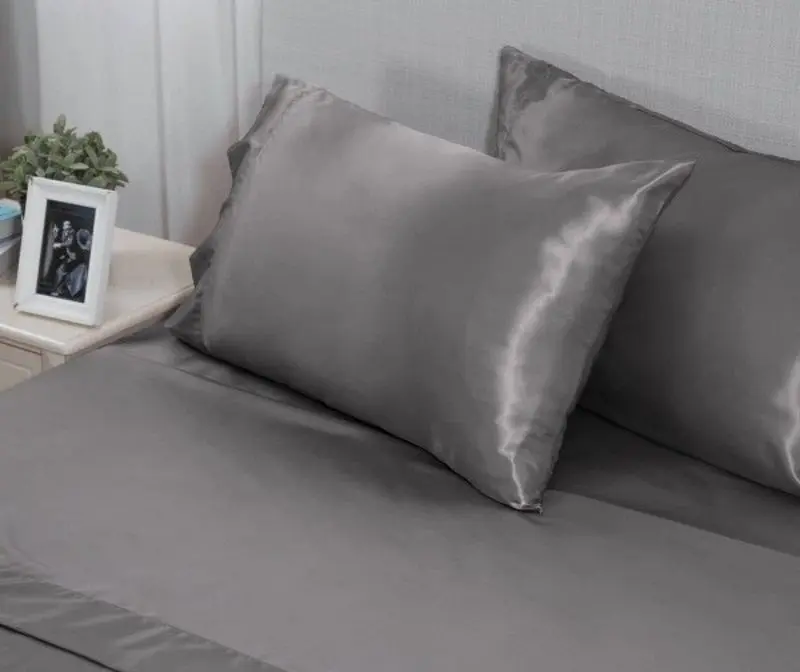Постельное белье Cottony Satin de Lux Charcoal Uniton Euro