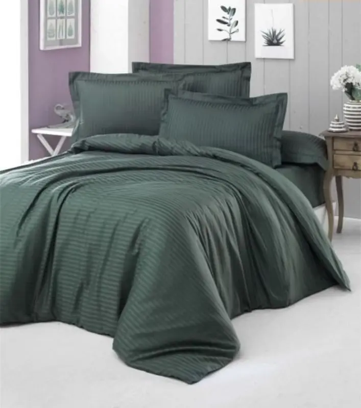 Постельное белье Cottony Satin de Lux Izumrud Euro