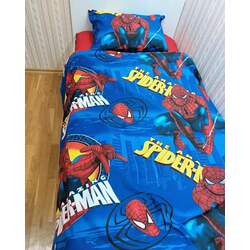Постельное белье Cottony Spiderman 1P (Red/Blue)