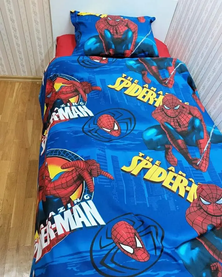 Постельное белье Cottony Spiderman 1P (Red/Blue)